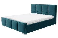 Łóżko kolor morski FABRIZZIO SQUERE P 160x200 cm