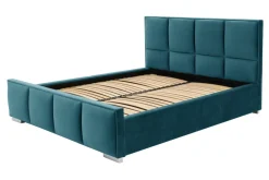 Łóżko kolor morski FABRIZZIO SQUERE P 160x200 cm