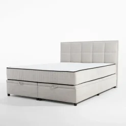 Łóżko kontynentalne LAURITA SQUARE 160x200 cm