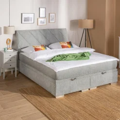 Łóżko kontynentalne wysokie LEONARDO 180x200 cm