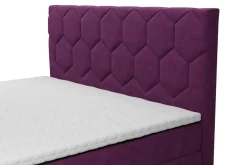 Łóżko kontynentalne z pojemnikiem MEGAN PU 180x200 cm