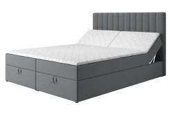 Łóżko kontynentalne z toperem LIMAND VISCO 160x200 cm