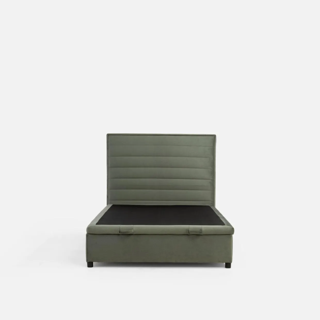 Łóżko kontynentalne zielone LAURITA 120x200