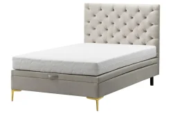 Łóżko kremowe DONNA LUX 120 cm