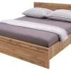 Łóżko rustykalne ze stelażem MORTIZ 140x200 cm