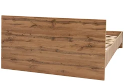 Łóżko rustykalne ze stelażem MORTIZ 140x200 cm