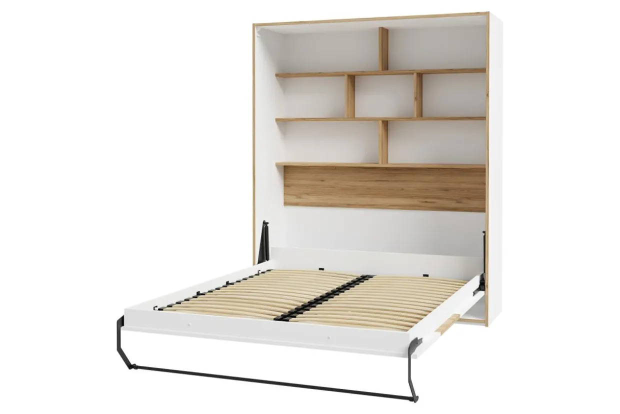 Łóżko składane z regałem S-ROOM 160x200 cm