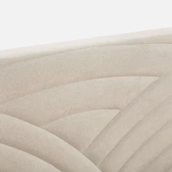 Łóżko tapicerowane kremowe LAURA ALTO 180x200 cm