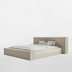 Łóżko tapicerowane z szerokim wezgłowiem GLORIA 180x200 cm