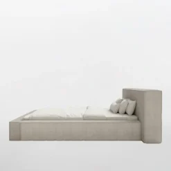 Łóżko tapicerowane z szerokim wezgłowiem GLORIA 180x200 cm