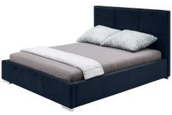 Łóżko tapicerowane ze stelażem i pojemnikiem FABRIZZIO MAXI P 160x200 cm