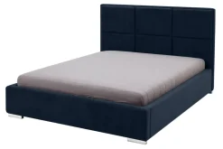 Łóżko tapicerowane ze stelażem i pojemnikiem FABRIZZIO MAXI P 160x200 cm