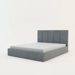 Łóżko welurowe ROCK 160x200 cm