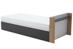Łóżko z materacem i pojemnikiem 90 cm lewe IMOLA