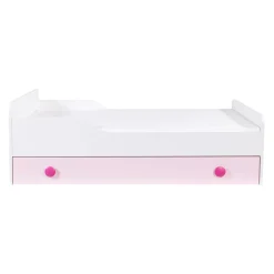 Łóżko z materacem różowe TOP BABY 80x160