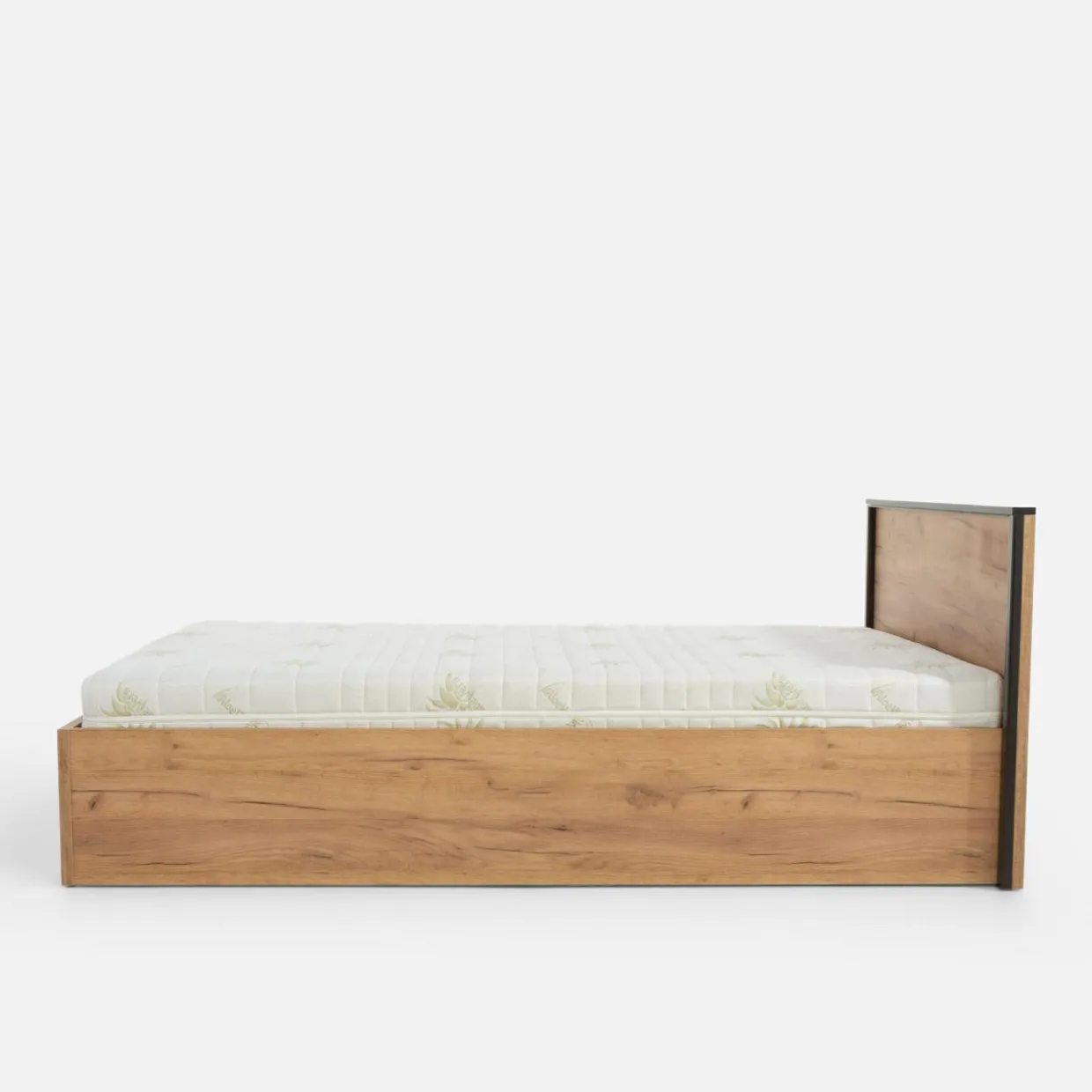 Łóżko z pojemnikiem i oświetleniem LED MALI 140x200 cm