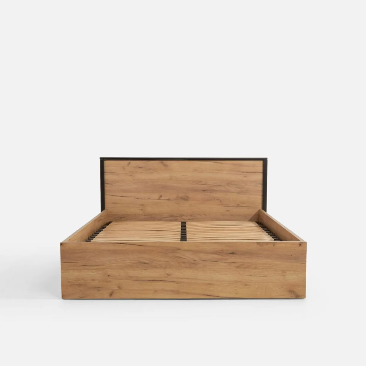 Łóżko z pojemnikiem i oświetleniem LED MALI 140x200 cm