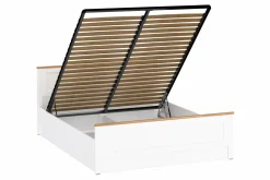 Łóżko z pojemnikiem i stelażem LANZETTE 160x200 cm