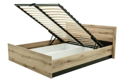 Łóżko z pojemnikiem i stelażem DENVER 160x200
