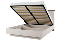 Łóżko z pojemnikiem i stelażem TOSCANA 160x200