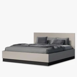 Łóżko z pojemnikiem i stelażem KASZMIR 160x200 cm
