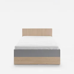 Łóżko z szufladą i półkami ORO 120x200