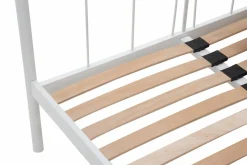 Łóżko ze stelażem białe VIVA 120x200 cm