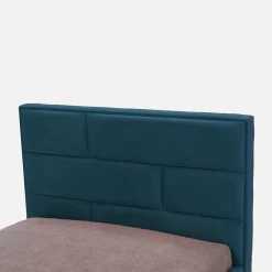 Łóżko ze stelażem granatowe SANTE 120x200 cm