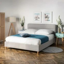 Łóżko ze stelażem HADSELA 160x200 cm