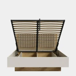 Łóżko ze stelażem i oświetleniem RANKIN 160x200