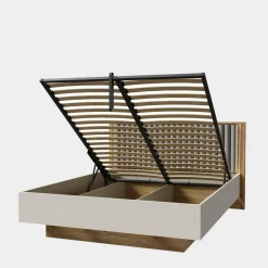 Łóżko ze stelażem i oświetleniem RANKIN 160x200