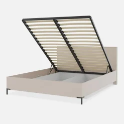 Łóżko ze stelażem i pojemnikiem CREMONA 160x200 cm