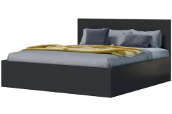 Łóżko ze stelażem i pojemnikiem LAMELLO 160x200 cm