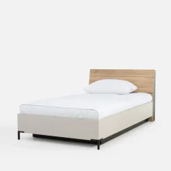 Łóżko ze stelażem i pojemnikiem MAZE 120x200