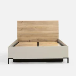 Łóżko ze stelażem i pojemnikiem MAZE 120x200