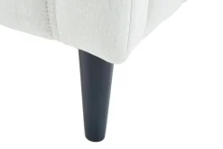 Łóżko ze stelażem krem MAGGIE FULL 140x200 cm