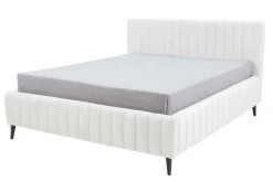 Łóżko ze stelażem krem MAGGIE FULL 140x200 cm