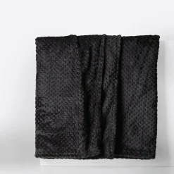 Koc antracytowy POPPY 200x200 cm