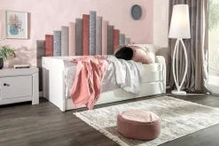 Koc bawełniano-akrylowy RÓŻOWY 150x200 cm