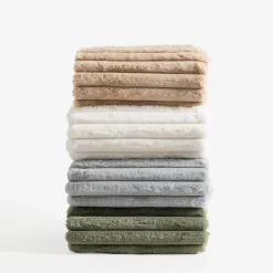 Koc beżowy CORDOVA 180x200 cm