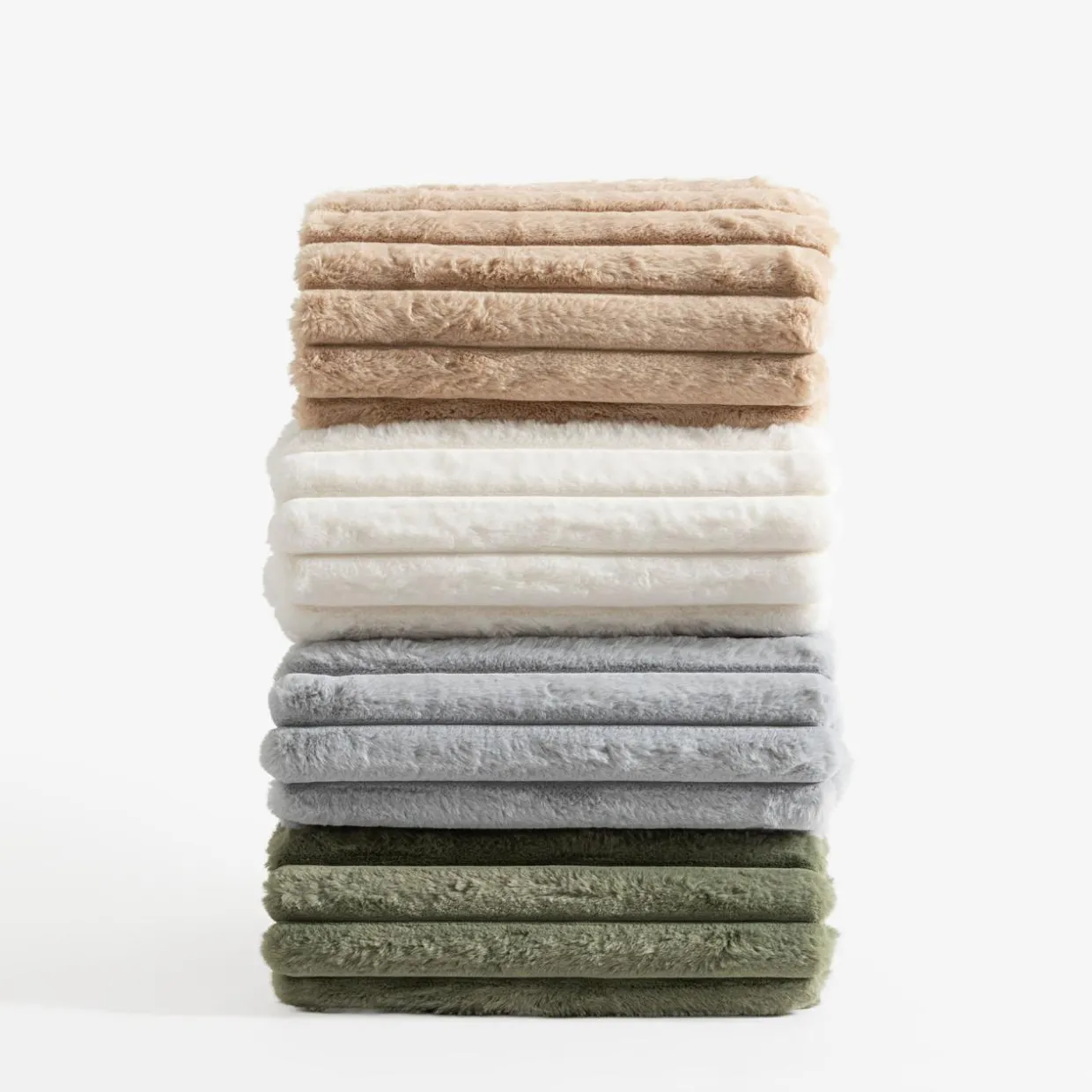 Koc beżowy CORDOVA 180x200 cm