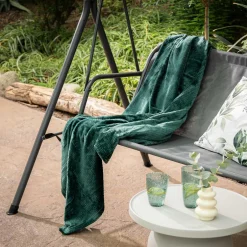 Koc ciemnozielony TASTY 150x200 m