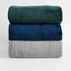 Koc ciemnozielony TASTY 150x200 m