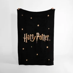 Koc czarny HARRY POTTER 130x170 cm