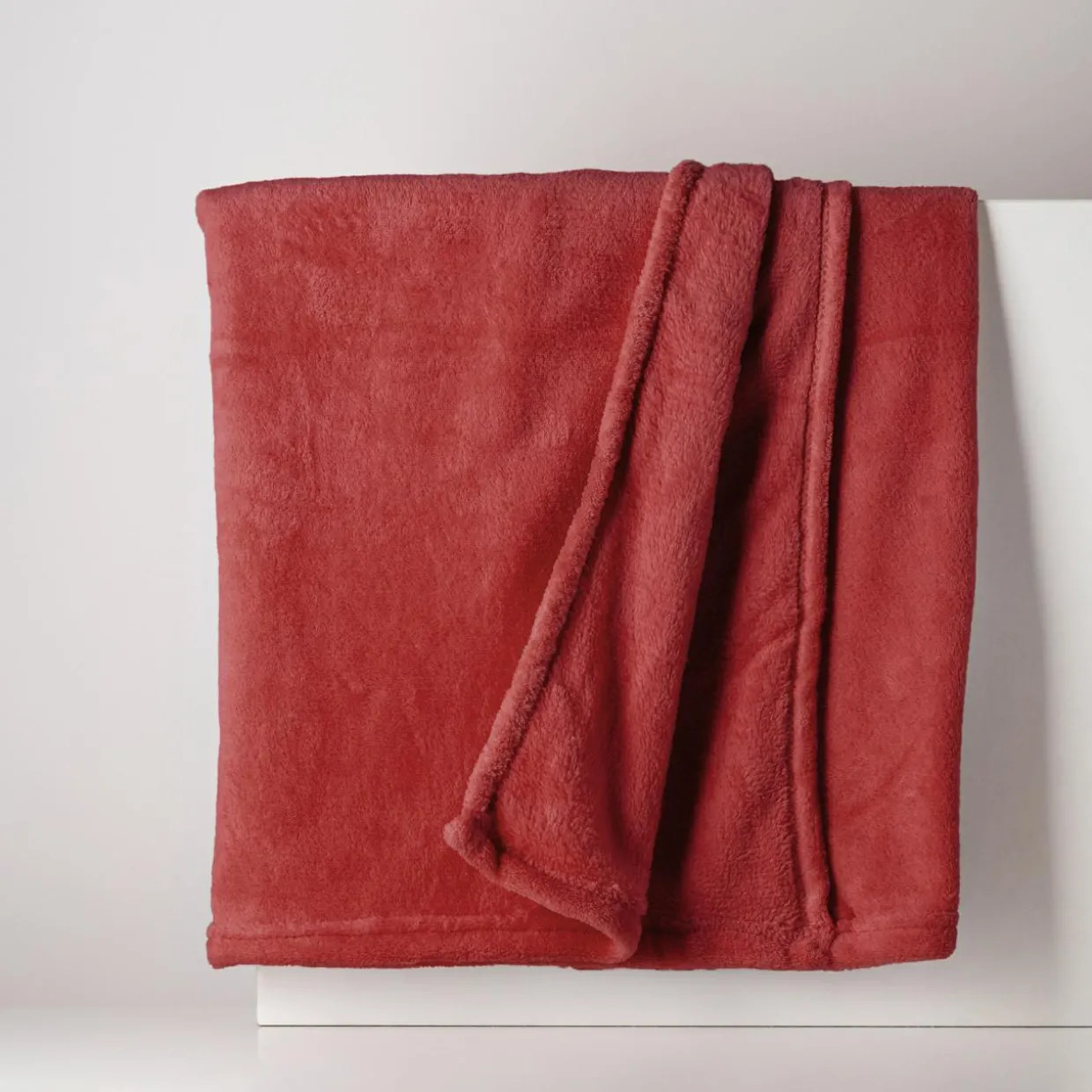 Koc czerwony CORAL 130x160 cm