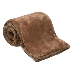 Koc do salonu jasnobrązowy ORSO 150x200 cm