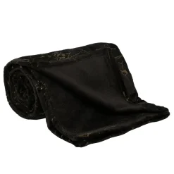 Koc do salonu MARMO czarny 150x200 cm