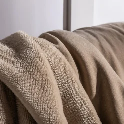 Koc dwustronny beżowy ELLEN 150x200 cm