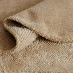 Koc dwustronny beżowy ELLEN 150x200 cm