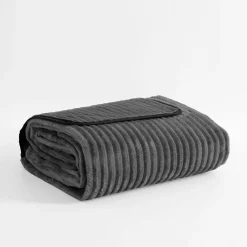 Koc piknikowy ciemnoszary 150x200 cm